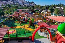 Colourful Angry Birds Activity Park with slides and play areas